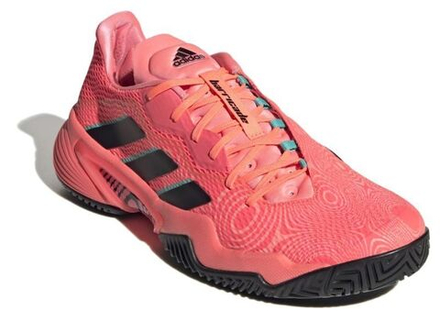 Мужские кроссовки теннисные Adidas Barricade M - turbo/core black/acid red