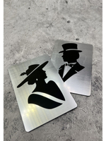 Табличка Туалет