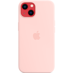 Силиконовый чехол с поддержкой MagSafe Apple Silicone Case для iPhone 13, Chalk Pink (Розовый мел)