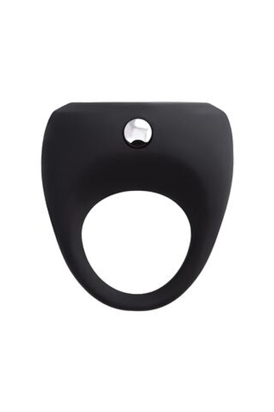 Черное эрекционное виброкольцо Erotist Cosm (Цвет: черный)