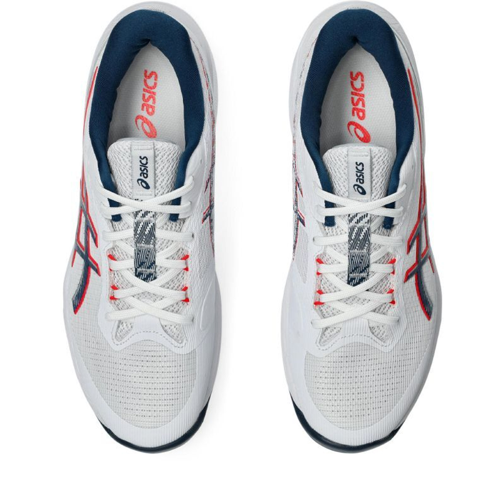 Мужские кроссовки для бадминтона/сквоша Asics Netburner Мячistic FF 4 - white/mako blue