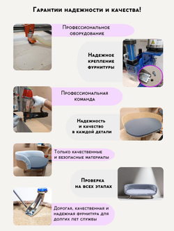 Лежанка для кошек и собак мелких и средних пород Chauzi "Лео" из петлевого ковролина на ножках с бортиком 60*40 см, кэмел