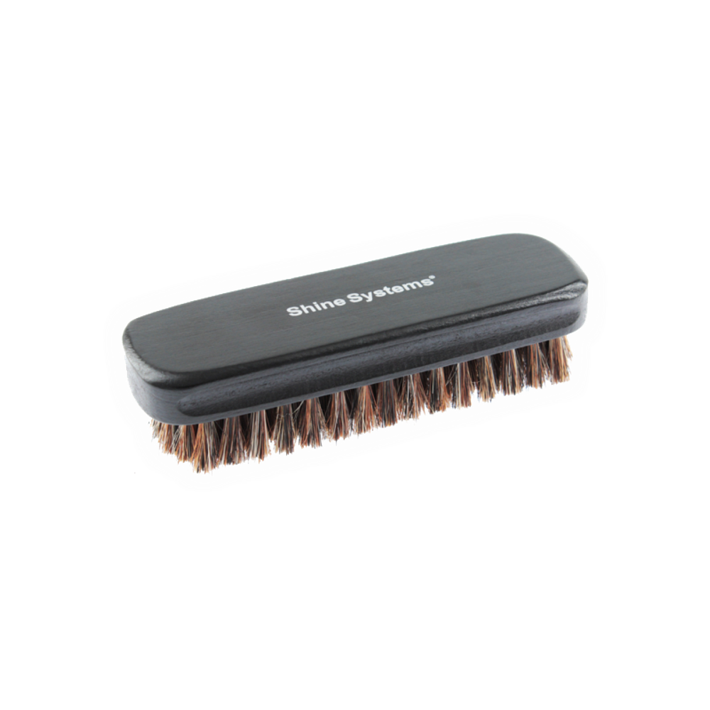 Shine Systems Leather Brush - щетка для чистки кожи с натуральной щетиной