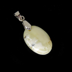 Кулон "Овал" опал древесный асс.