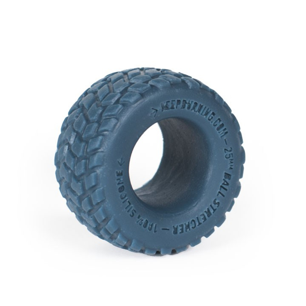 Кольцо-шина тёмно-синего цвета для усиления эрекции