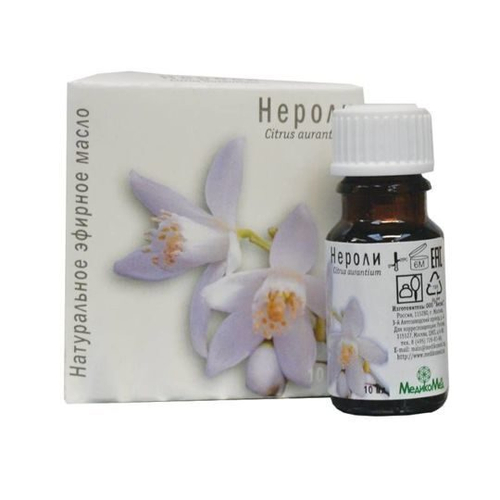 Масло Нероли эфирное 10 мл Медикомед