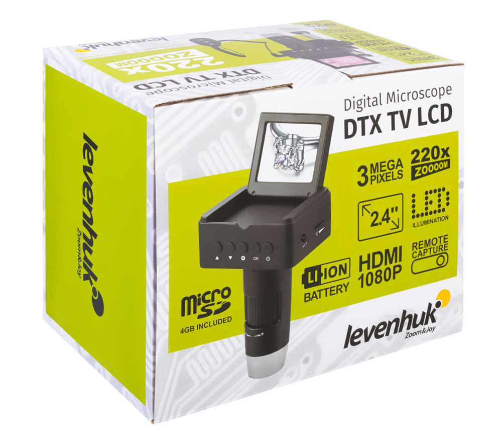 Микроскоп цифровой Levenhuk DTX TV LCD - фото 2