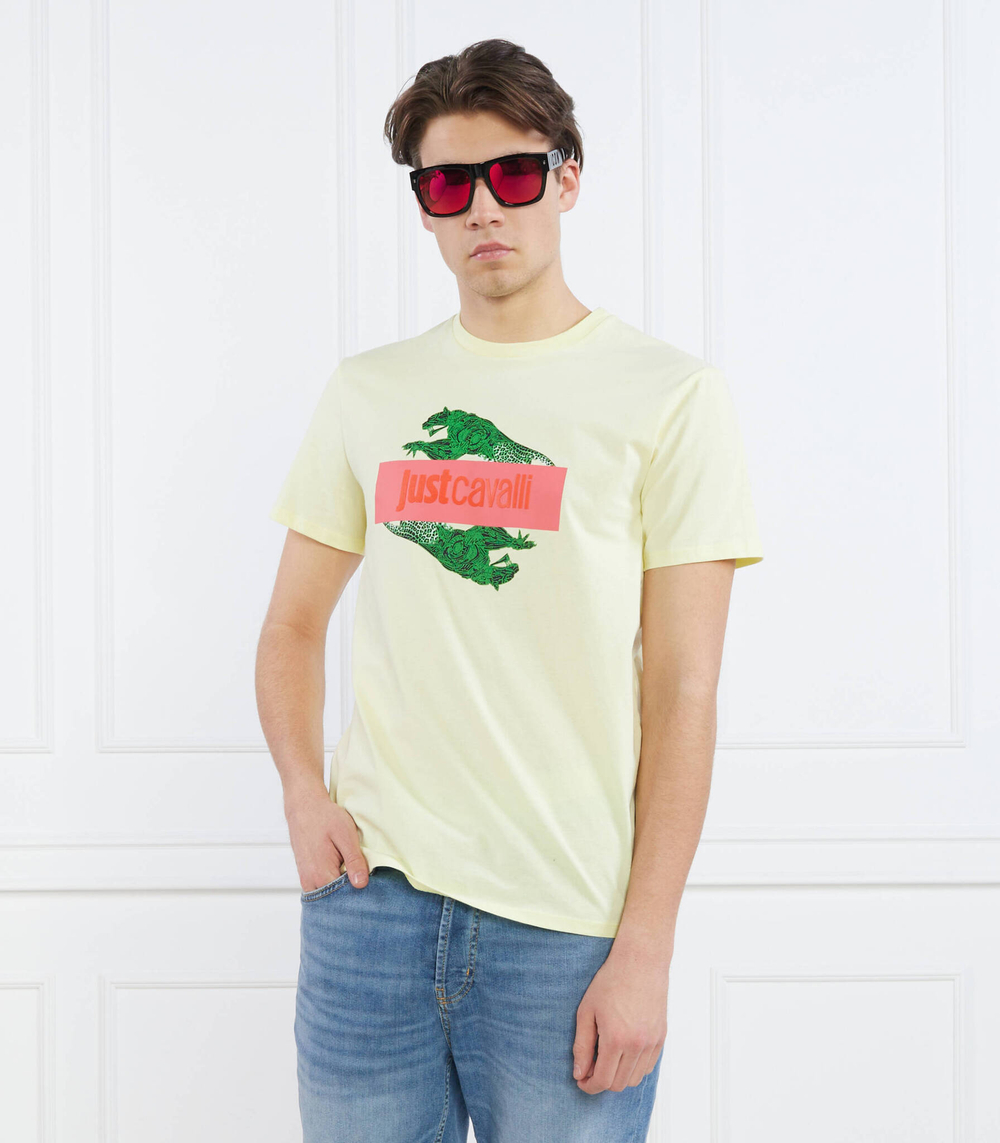Футболка Just Cavalli - желтый(74OBHF08CJ200)
