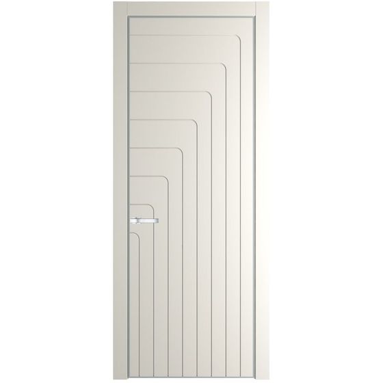 Межкомнатная дверь эмаль Profil Doors 10PA перламутр белый глухая профиль белый матовый