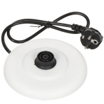 Чайник электрический Lofter, C01, белый, 2 л, 1500 Вт, скрытый нагревательный элемент, стекло