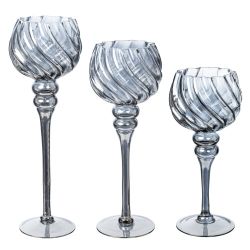 GAEM Набор из 3-х подсвечников, L36 W13 H40 см