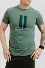 Футболка NOBULL болотная лого