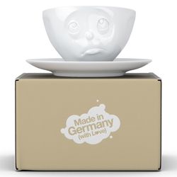 Чайная пара Oh please, 200 мл, белая