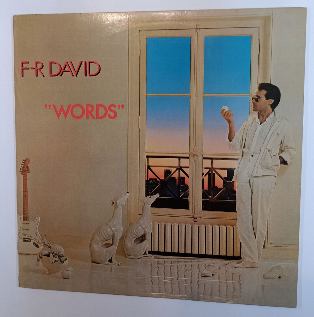 Винтажная виниловая пластинка LP F.R. David Words (Japan 1983)