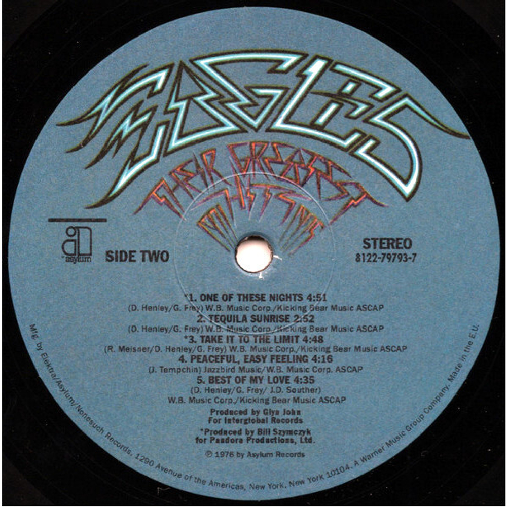 Eagles / Their Greatest Hits 1971-1975 (LP)