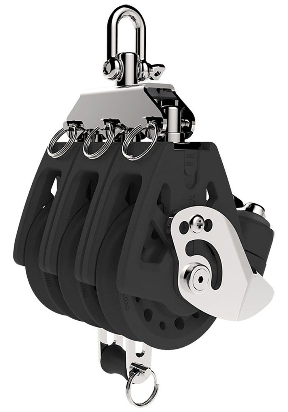 Блок 50 мм, тройной, с направляющей скобой и стопором 29925010 (10242955)