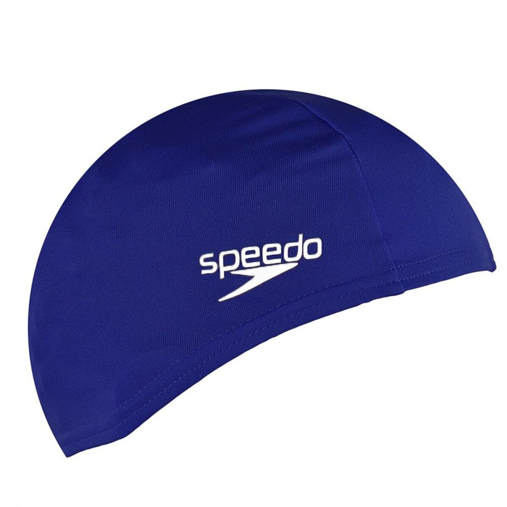 Шапочка для плав. SPEEDO Polyester Cap, 8-710080000, ТЕМНО-СИНИЙ, полиэстер