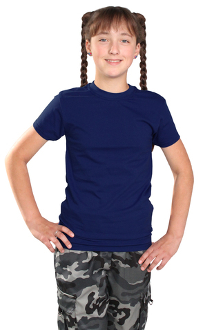 Футболка детская синяя