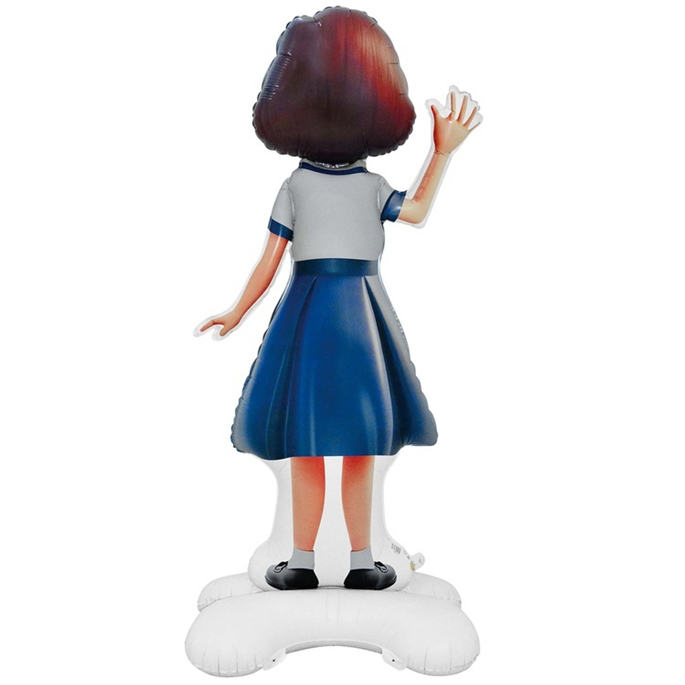 Шар Школьница на подставке