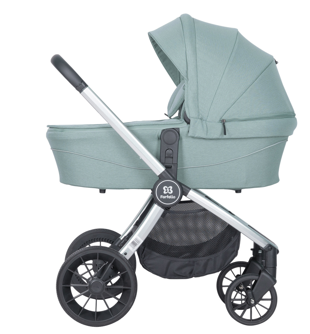 Коляска модульная 2в1 Baby shell (BBS-15 Green/Зеленый / серебро)