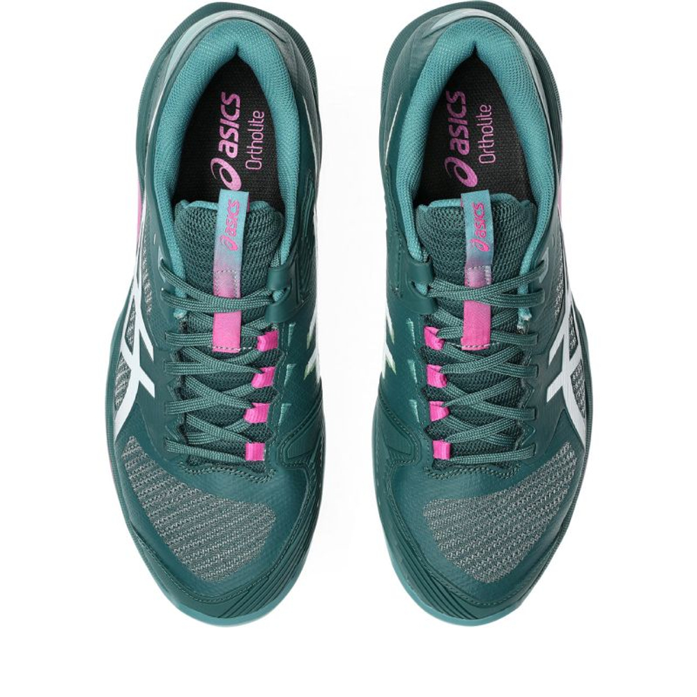 Мужские кроссовки теннисные Asics Solution Speed FF 4 Clay - dark neptune/white