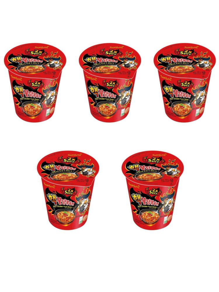 ЛапшаSamyang Острая курица 2xSpicy 70 г 5 шт