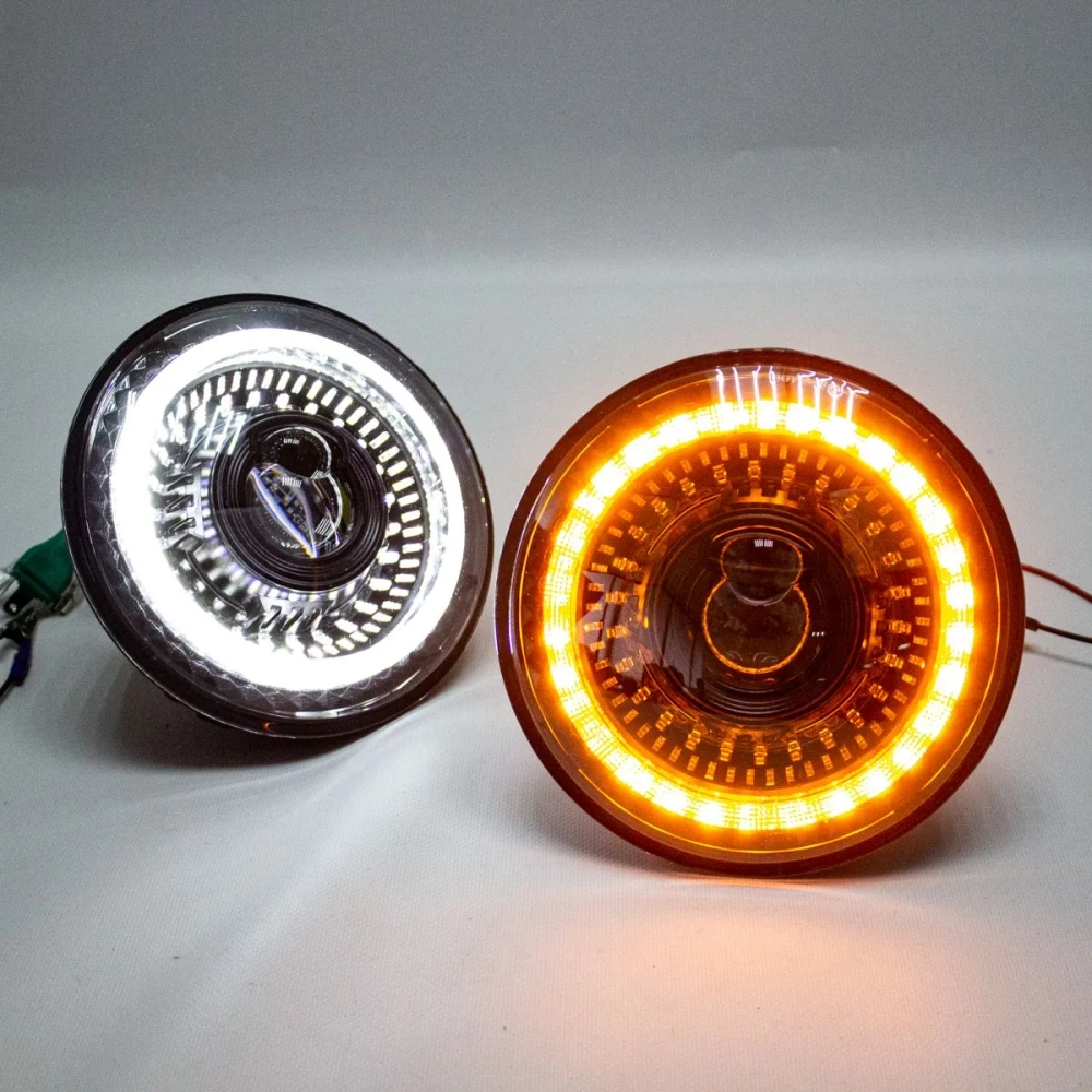 Фары Нива 4х4/Легенд в стиле Jeep Wrangler III