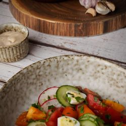 Салатник 800 мл d 19,3 см h4,7 см Brown Spider Silk P.L. Proff Cuisine [6]