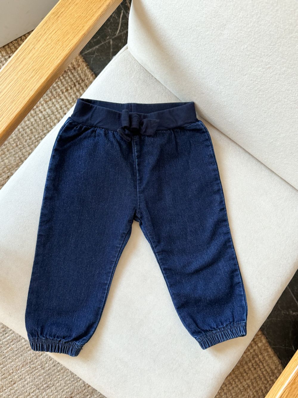 Хлопковые брюки Petit Bateau, 80