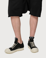 RICK OWENS DRKSHDW КРОССОВКИ ЧЕРНЫЕ НИЗКИЕ HOLLYWOOD