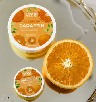 Крем парафин Livsi 50 мл. Апельсин-зеленый чай