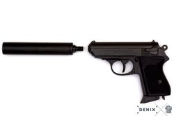 Denix Пистолет Вальтер Waffen-SSPPK с глушителем