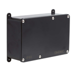Коробка индустриальная 203х150х67 мм, IP68 с гладкими стенками, черная