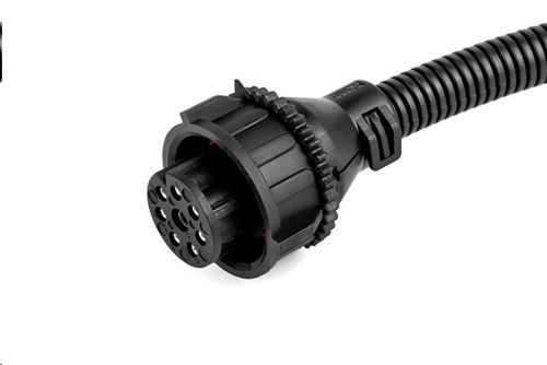 Разъем (байонет) прямой для фонарей и фар МАЗ, Г-3302, УАЗ, КАМ., полуприцепов и прицепов-фонари Ф3 05, 8-ми конт. (CARGEN)