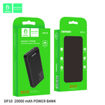 Портативный аккумулятор DENMEN DP10 20000 mAh (белый)