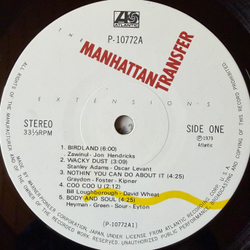 Виниловая пластинка The Manhattan Transfer – Extensions LP