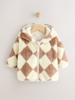 Куртка флисовая для малышей Next N22-229, Бежевый, Коричневый