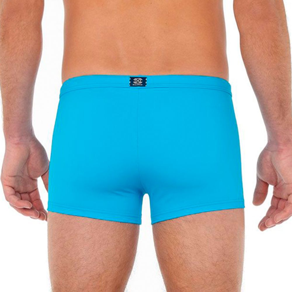 Мужские плавки боксеры бирюзовые HOM Sea Life 40-2535-00PF