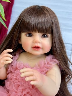 Кукла Реборн виниловая 55см в пакете (FA-568)