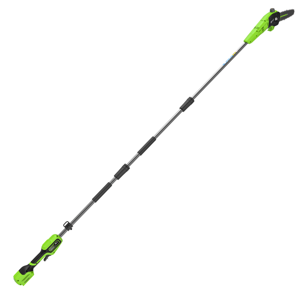 Высоторез/Сучкорез аккумуляторный GreenworksG24PS201, 24V, 20 см, без АКБ и ЗУ (1402607)