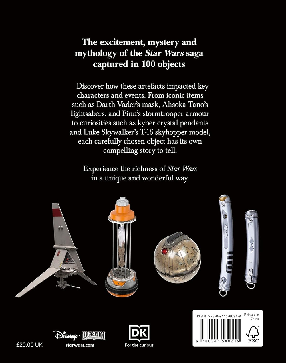Star Wars 100 Objects: Illuminating Items From a Galaxy Far, Far Away…. Hardcover