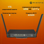 Роутер Mikrotik HAP ax3