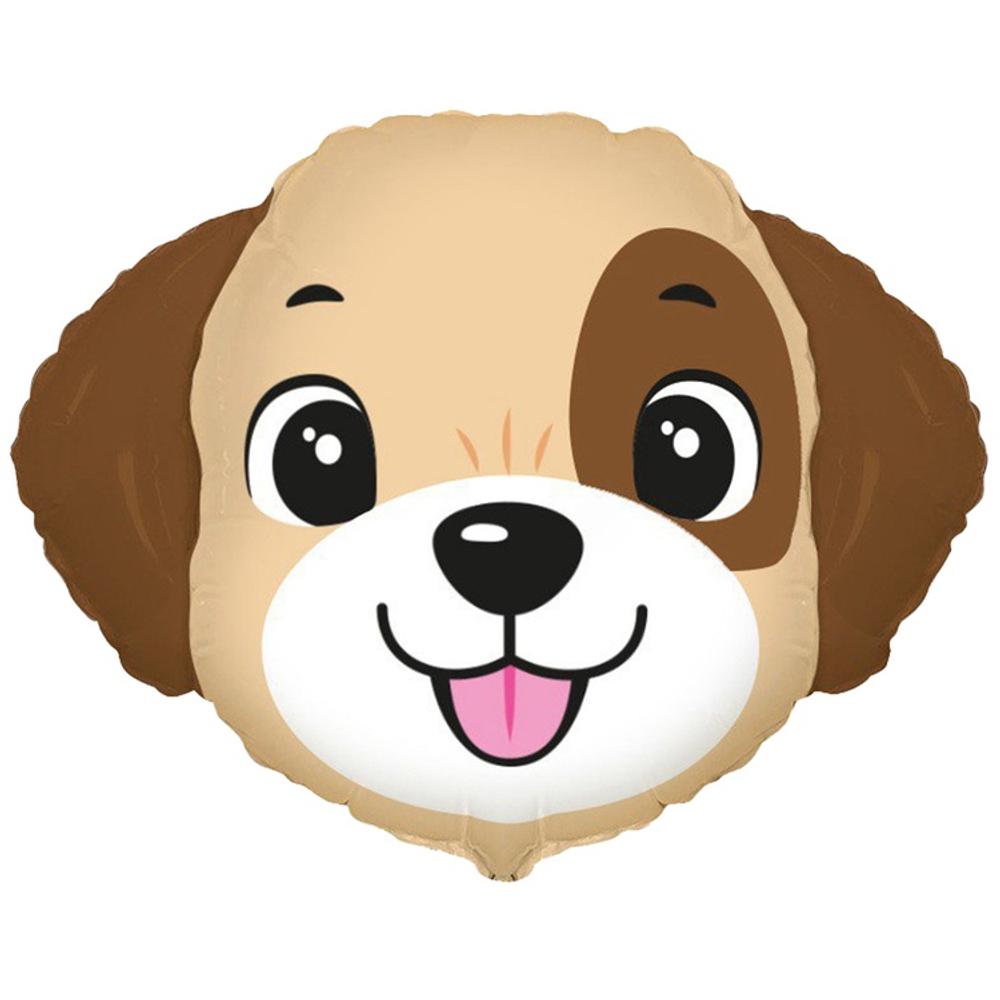 Шар Фольгированный Голова Собаки (Ассорти)