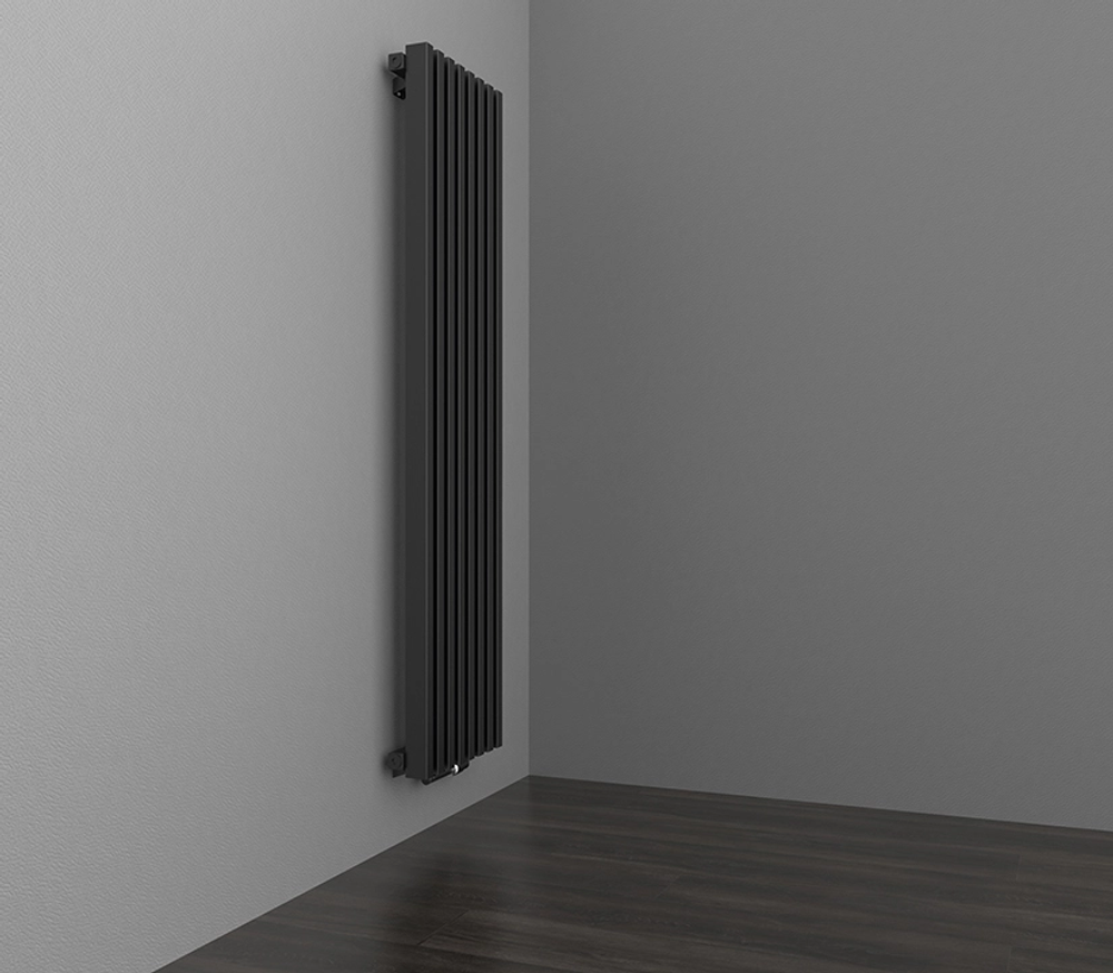 Вертикальные дизайн-радиаторы QUADRUM 2080мм с нижним подключением