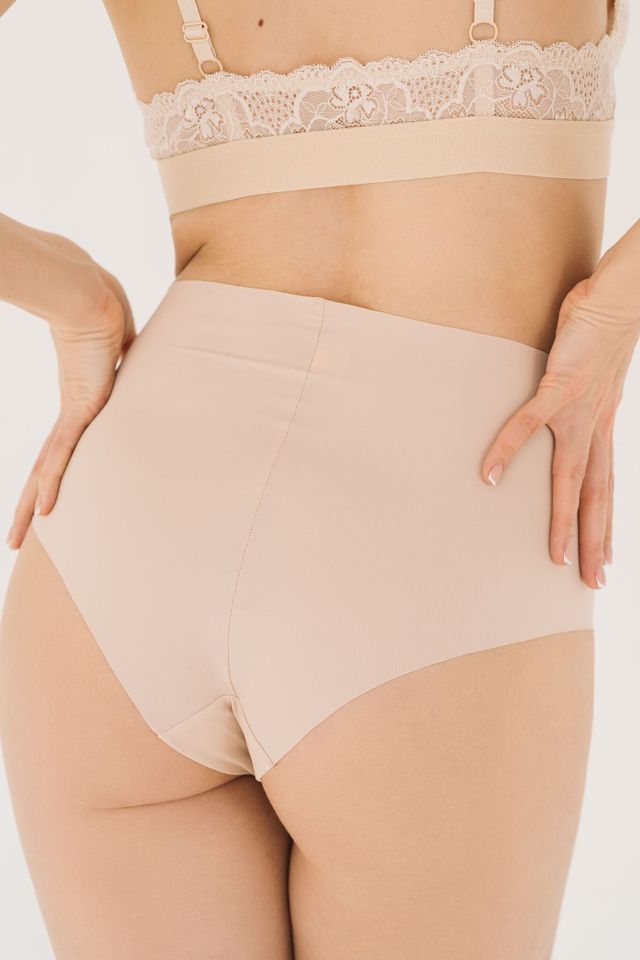 Трусы Бесшовные Слипы Бежевые