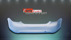 Задний бампер для Ford Focus 2 2007-2009 белый