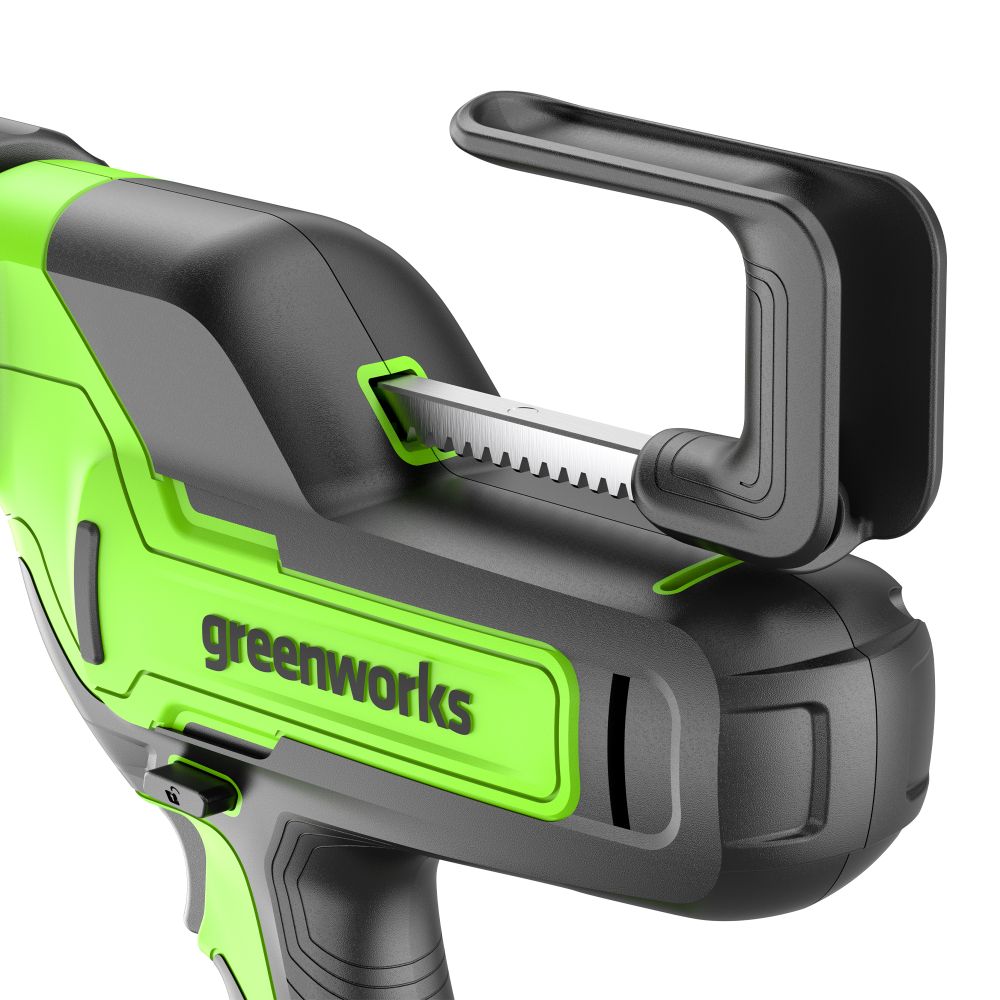 Пистолет для герметиков акк. Greenworks G24CAU, 24V, макс 310 мл, 1400–2900Н,1-10 мм/с, c 1хАКБ 2Ач и ЗУ (3501707UA)