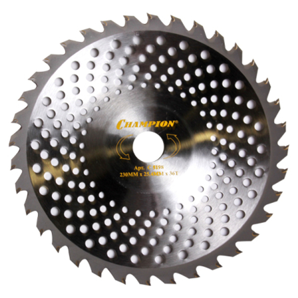 Нож CHAMPION Bowl 36 зубчатый d=230*25.4mm  твердосплавные зубцы   C5198