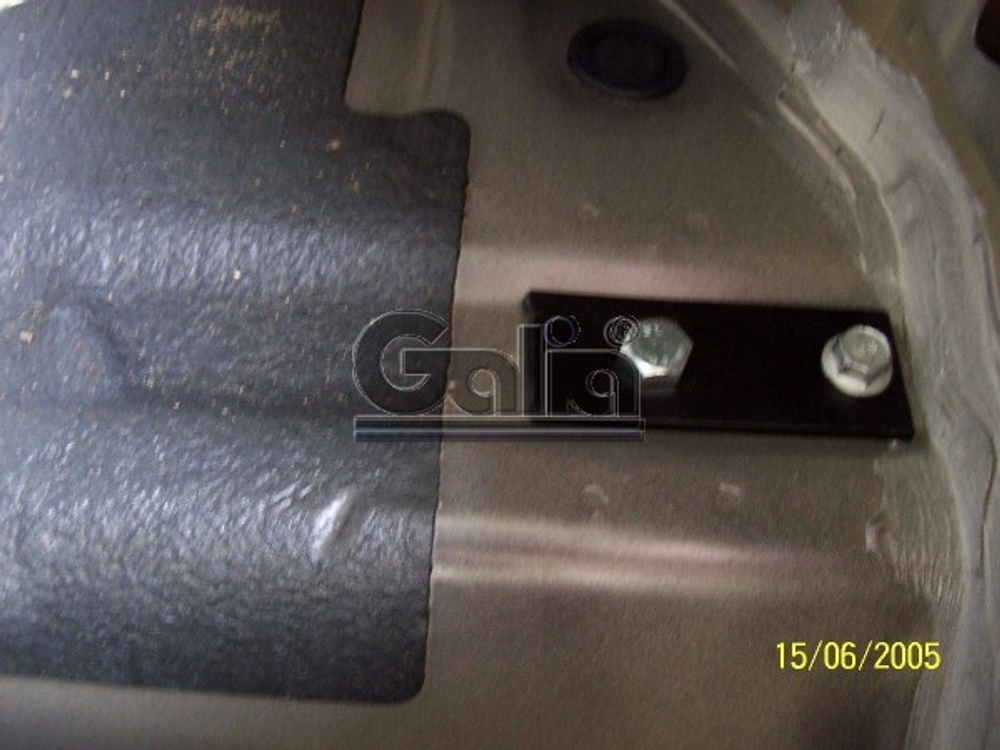 Фаркоп оцинкованный Galia D034A для Chevrolet Lacetti хетчбек 2004-2013, Daewoo Nubira хетчбек 2003-(паспорт и сертификат в комплекте)(без электрики)