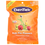 DenTek, Kids Fun Flossers, дикие фрукты, 90 зубочисток